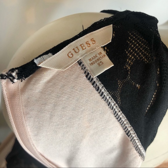 GUESS sleeveless mini polka-dot peplum top - Picture 7 of 8